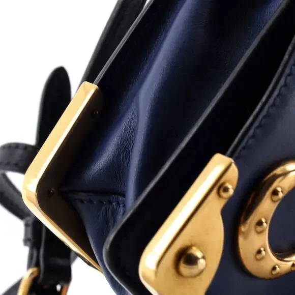 Prada Cahier Crossbody Bag Embellished #244863P16B - Picture 5 of 7